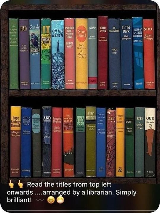 read bookshelf titles